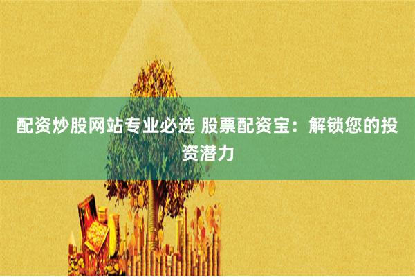 配资炒股网站专业必选 股票配资宝：解锁您的投资潜力